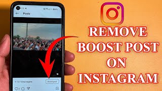 Celebrity How to Remove Boost post on Instagram Profile