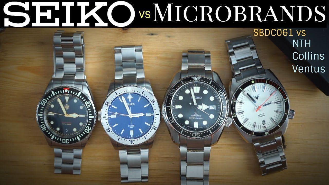 Seiko SBDC061 vs Christopher Ward C60 Trident Pro 600m - Baby Marinemaster  200 Affordable Divers - YouTube