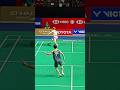 unbelievable shot from Antonsen !!🤯💥 #shorts #badminton #bwf