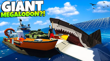 Capturing a Giant Megalodon in Stormworks?!