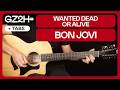 Wanted Dead or Alive Guitar Tutorial Bon Jovi Lesson |Chords + TAB + Solo|
