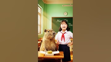 Capy ăn bánh trung thu nhân đậu xanh #capybara