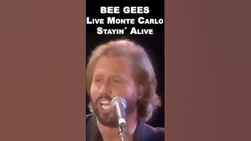 Thumbnail of BEE GEES Live Monte Carlo-  STAYIN ALIVE #shorts #beegees @BeeGeesJiveTubinFanchannel @beegees