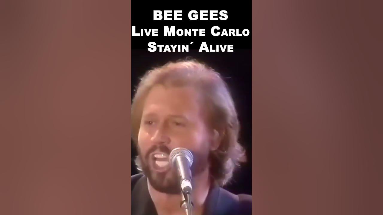 BEE GEES Live Monte Carlo-  STAYIN ALIVE #shorts #beegees @BeeGeesJiveTubinFanchannel @beegees