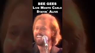 BEE GEES Live Monte Carlo-  STAYIN ALIVE #shorts #beegees @BeeGeesJiveTubinFanchannel @beegees