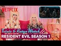 Drag Queens Trixie Mattel &amp; Katya React to Resident Evil | I Like to Watch | Netflix