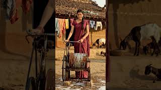 #realistic village scene showing a young Indian#shortvideo