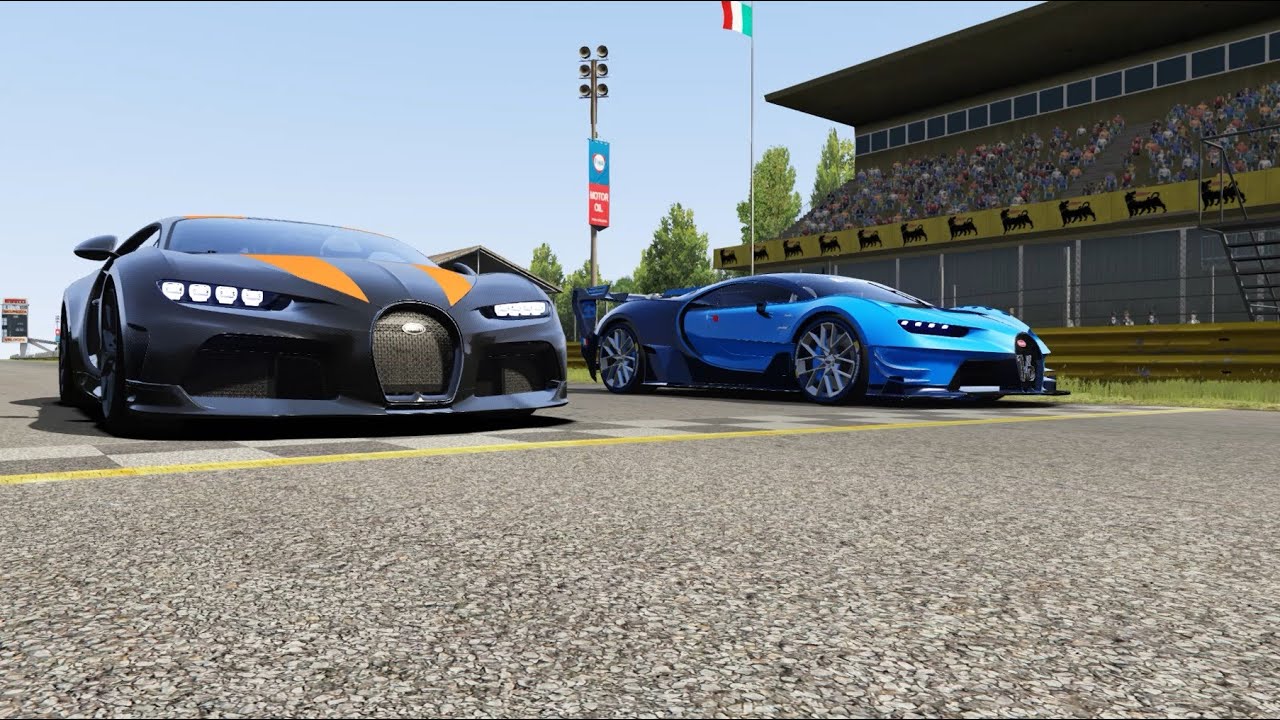 Bugatti Chiron Super Sport 300 Vs Bugatti Vision Gt At Monza Full Course Youtube