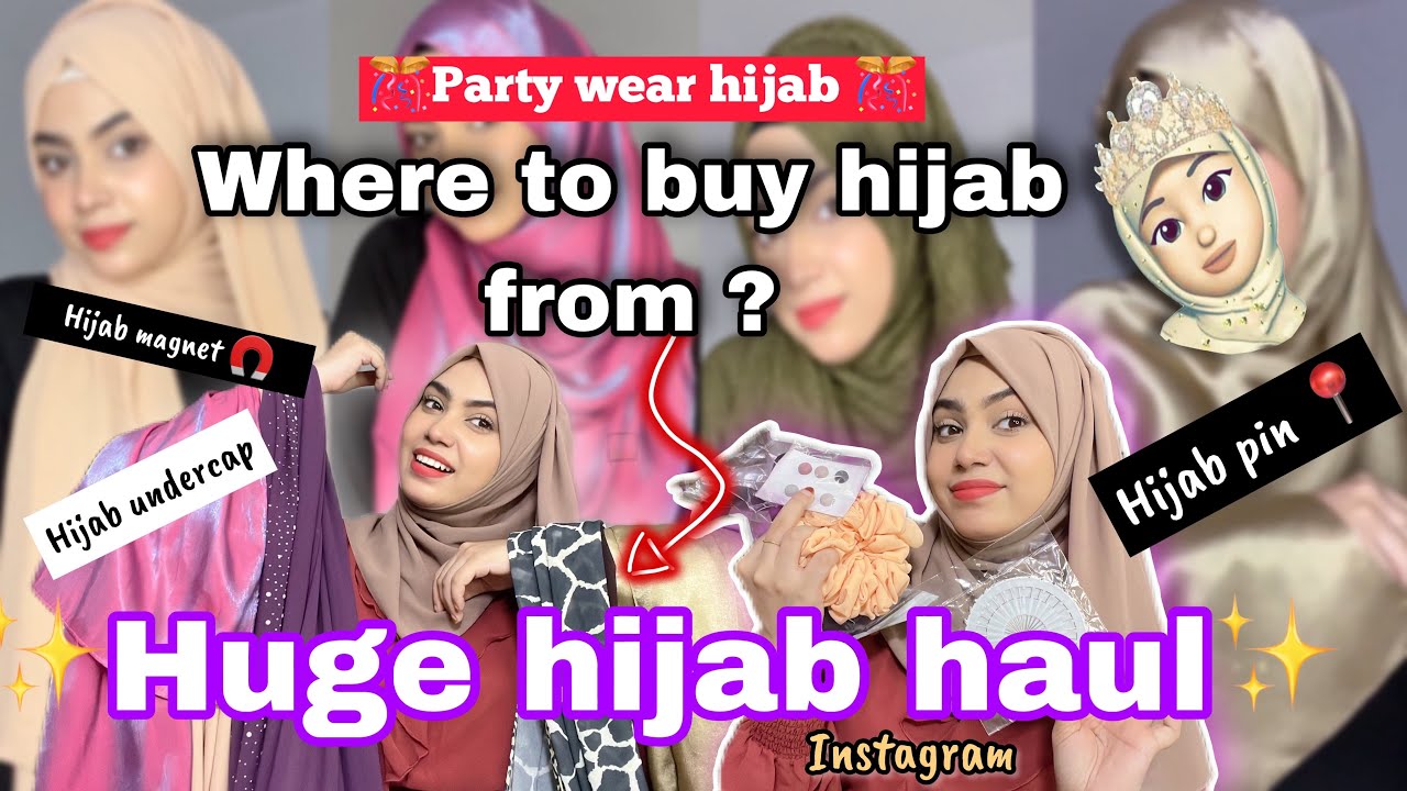 Hijab haul (festive wear ) 🧕🛍️| affordable hijab & Hijab Essentials 😍 Must have hijab haul ✨