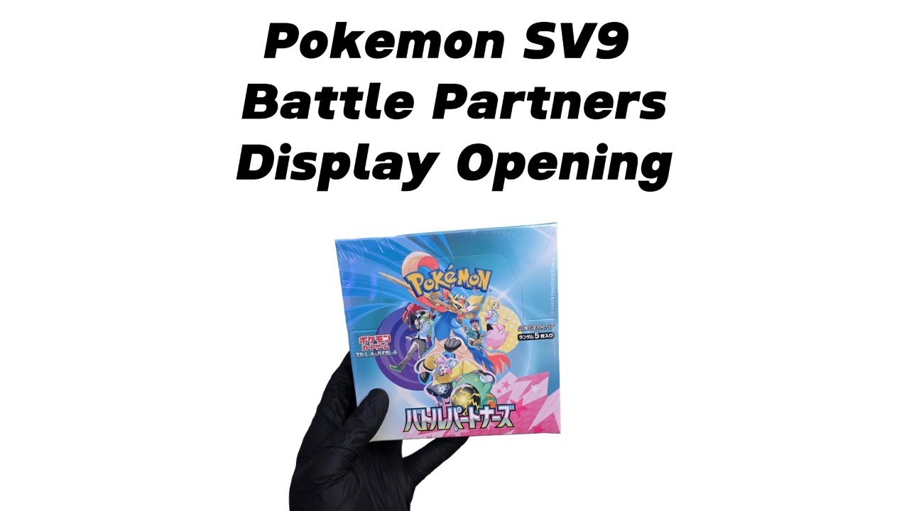Pokemon Opening - SV9 Battle Partners Booster Display (JP)