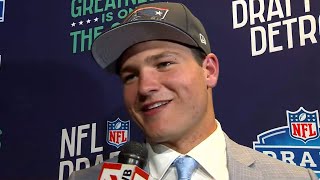 Catching up with new Patriots QB Drake Maye on draft night