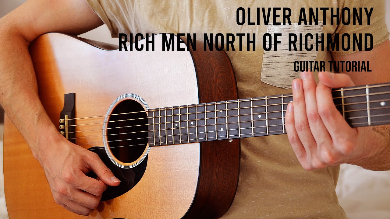 Oliver Anthony Rich Men North of Richmond EASY Guitar Tutorial With