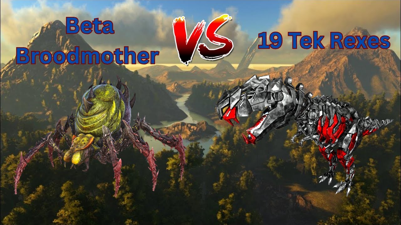 Beta Broodmother Fight in ARK Survival Evolved!