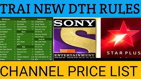 Trai New Dth & Cable Tv Rules, Channel Price List, Profitable ??