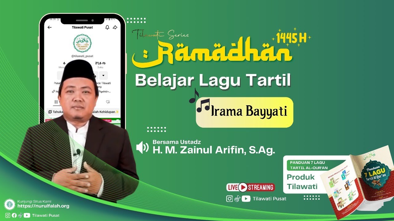 LIVE STREAMING - BELAJAR LAGU TARTIL IRAMA BAYYATI