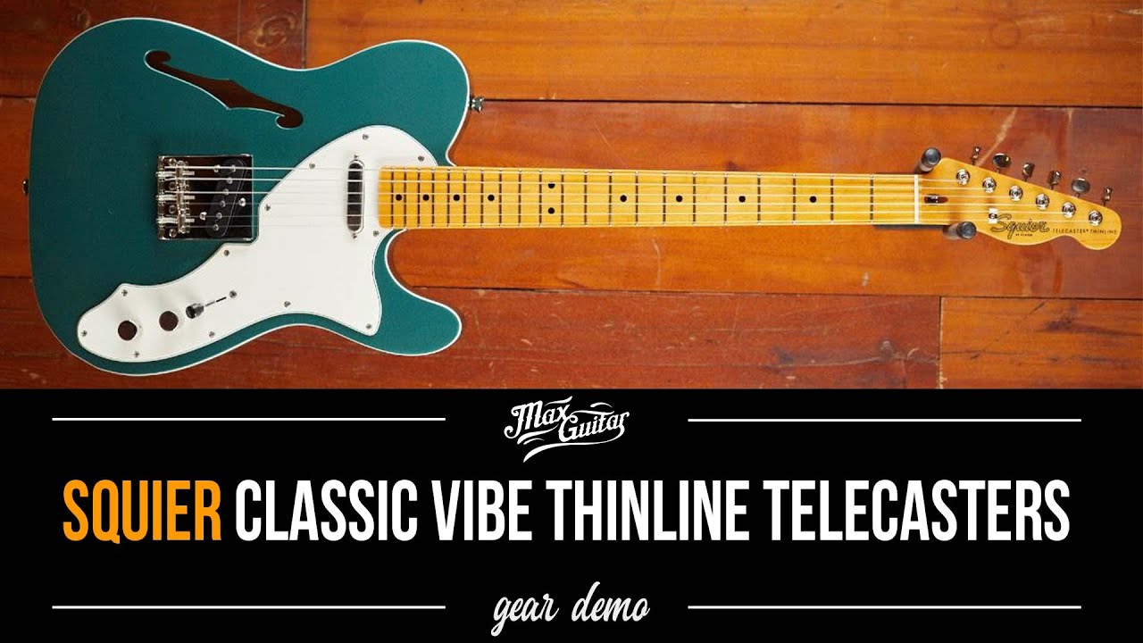 Squier Classic Vibe Thinline Telecasters!