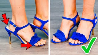 34 SENCILLAS MANERAS DE MEJORAR TUS ZAPATOS || INTELIGENTES TRUCOS DE CHICAS