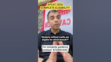 AFCAT Exam for Non-Science Students? 🤔 | Which Branch Can You Join? | Complete Eligibility Info 🎓