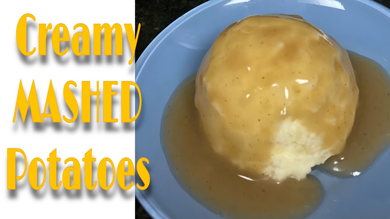 How to make Mashed Potato with Gravy YouTube