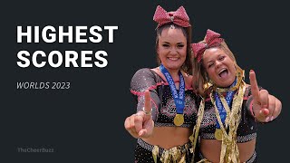 Top 10 Highest Scoring Teams at the Cheerleading Worlds 2023 by TheCheerBuzz 8,118 views 10 months ago 10 minutes, 49 seconds