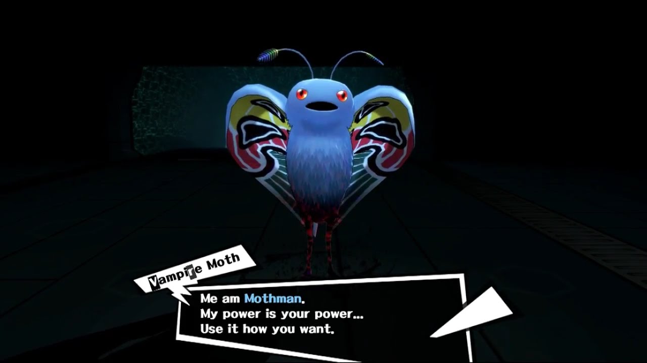 Persona 5 - Mothman Persona Shadow Negotiate.