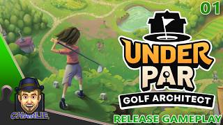DESIGN AND PLAY A VARIETY OF GOLF COURSES! - Under Par Golf Architect Gameplay - 01