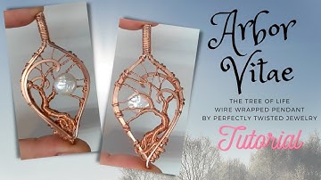 Arbor Vitae, The Tree of Life Pendant Tutorial Reversible. MAKE IT!