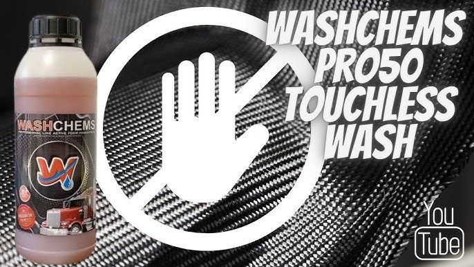 Wash Chems Pro 50 Touchless Car Wash Detergent Soap Concentrate No  Brushing, Commercial Grade Professional Auto Foam Cleaner (Bi