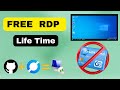 Get free rdp lifetime  legally easy method