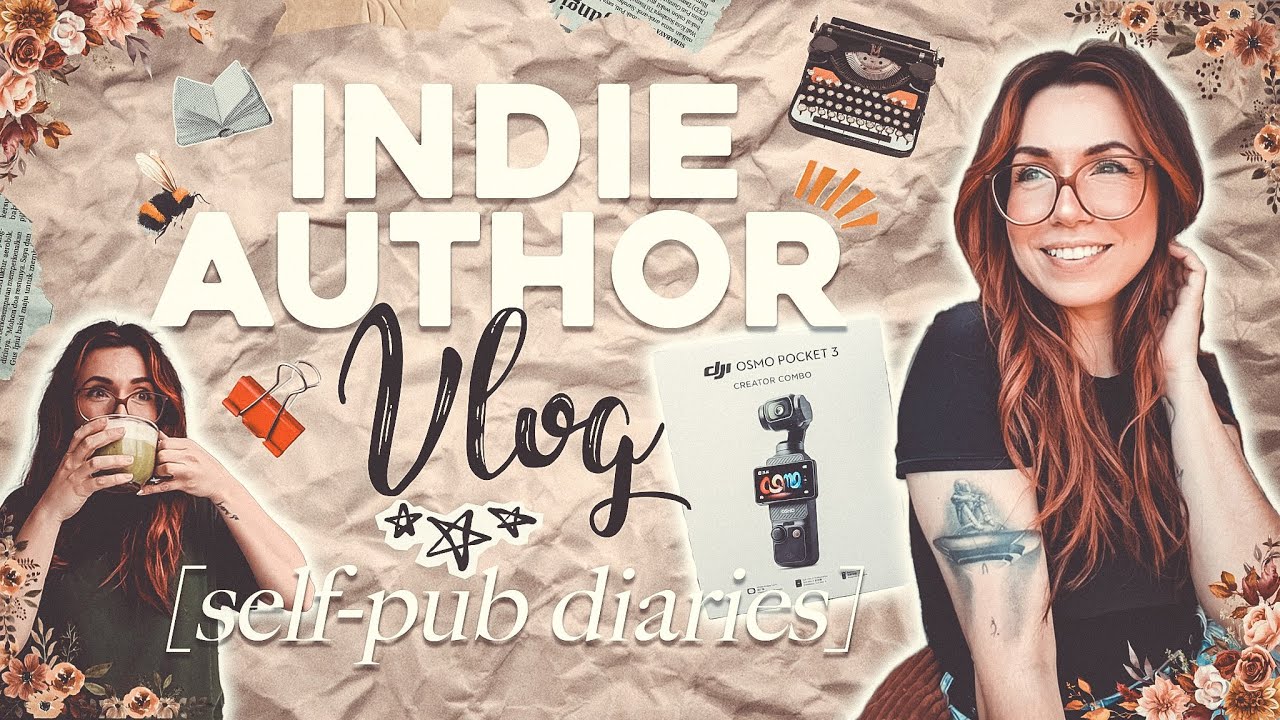 ✨indie author✨ vlog (blurb struggles, matcha lattes + DJI OSMO Pocket 3 unboxing)// self-pub diaries