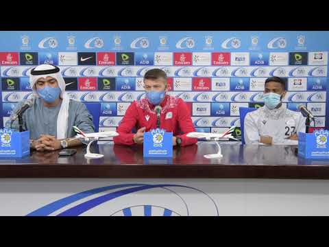 مؤتمر صحفي بني ياس اتحاد كلباء كأس الخليج العربي دور ال 8       