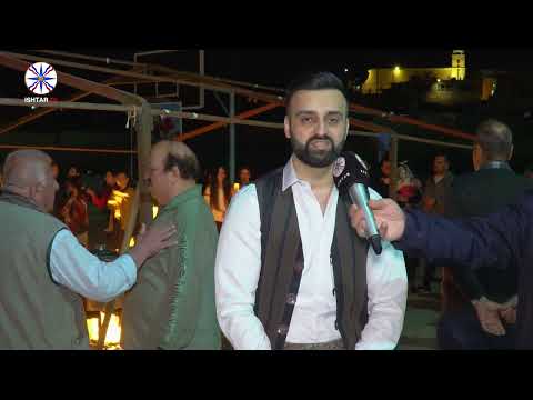 الفنان مارتن هرمز اليوم مجتمعين في قريتنا مانكيش لاحياء مراسيم تذكار مار كوركيس الشهيد