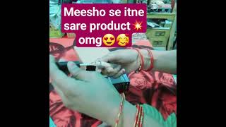 Meesho se itne sare product only 160 ?rupe me?yes !??#meeshohaulvideo #youtubeshorts #youtube #face