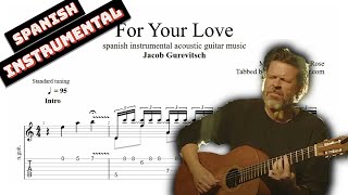 For Your Love TAB - acoustic instrumental guitar tabs (PDF + Guitar Pro)