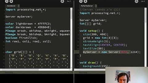 Networked Chess Lesson 3: Adding the "Server" Code