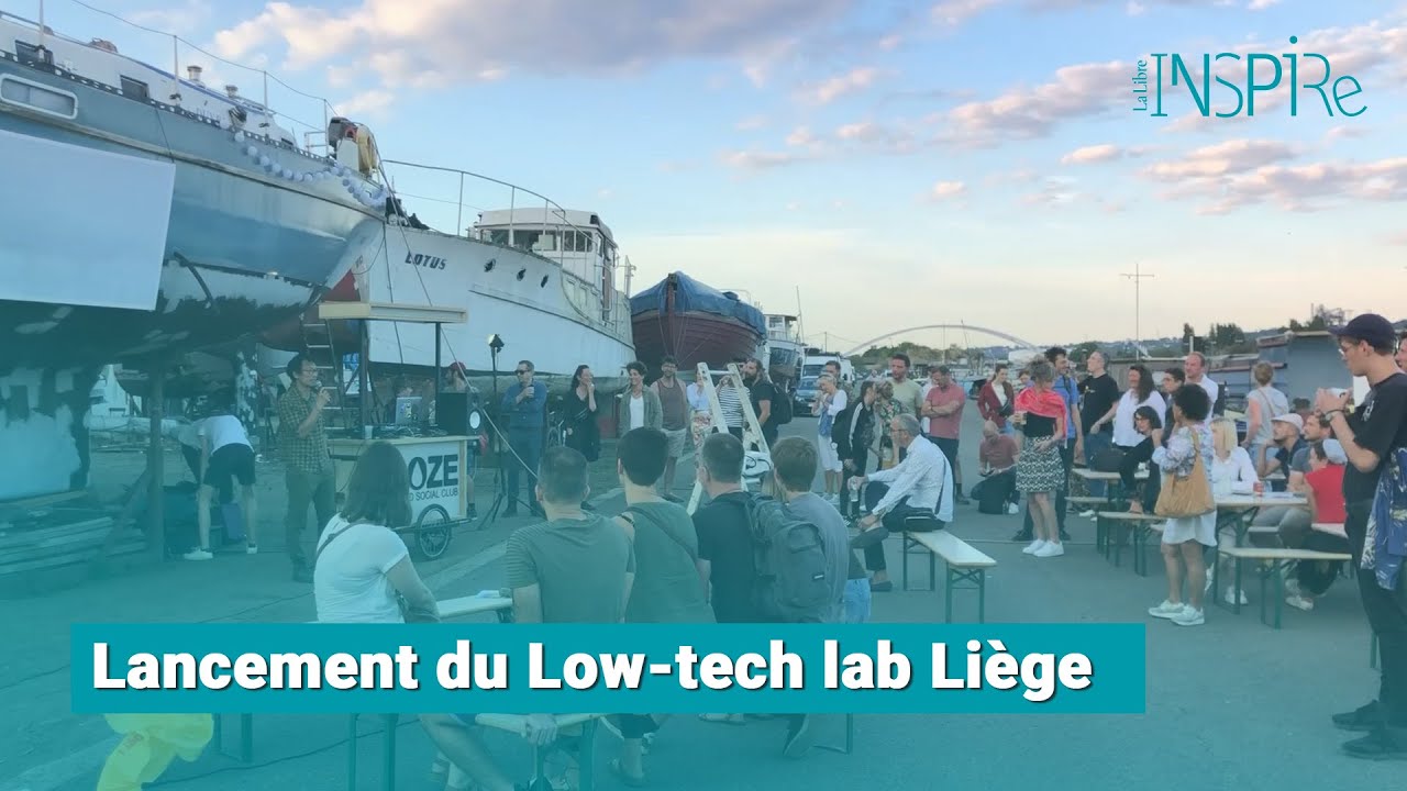 Lancement du Low-tech lab Liège - YouTube