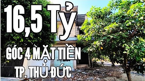 Bán Nhà Phố 2 Mặt Tiền Khu Dân Cư Khang An Giá 16,5 Tỷ Gần Vòng Xoay Liên Phường TP. THỦ ĐỨC