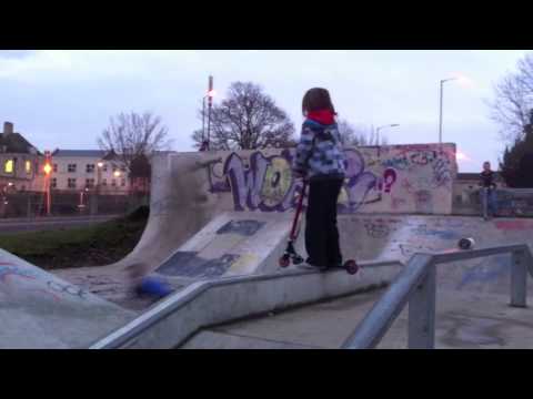 Corey & Friends down Trowbridge Skate Park