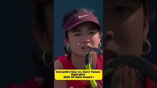 ALEXANDRA EALA VS. CLARA TAUSON HIGHLIGHTS | 2025 US OPEN ROUND 1 #alexeala #alex #pinoy #usopen
