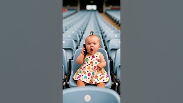 Thumbnail of The baby was forgotten by his mother in the stadium. #Alomama #Cutebaby #Babytalk  #Viralbaby #cute