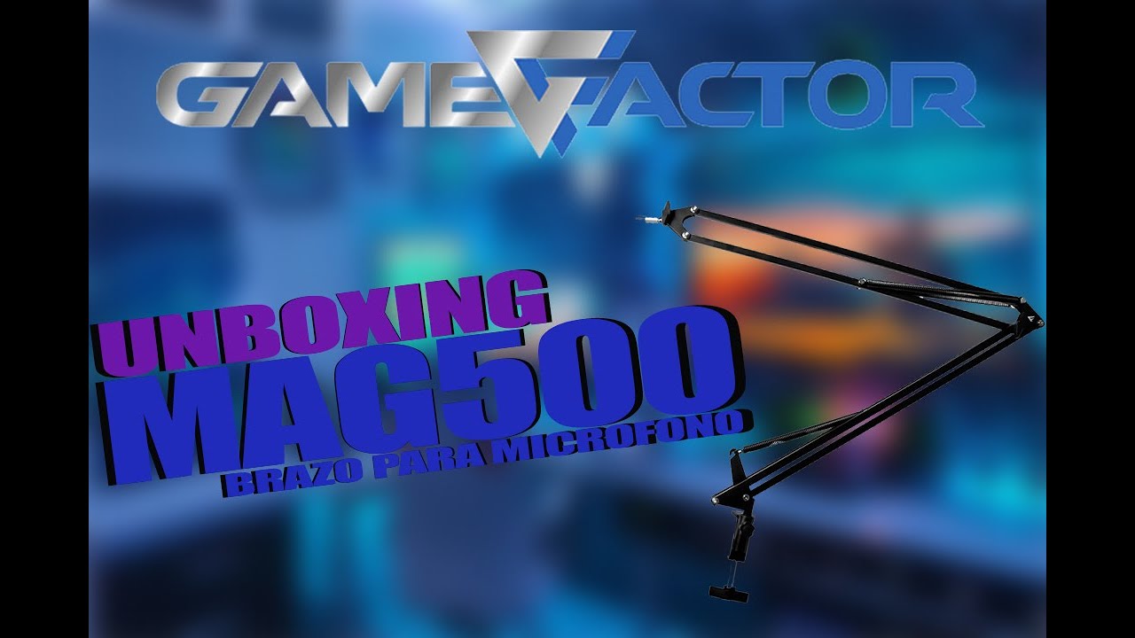 Brazo para Micrófono Gamer Game Factor MAG500