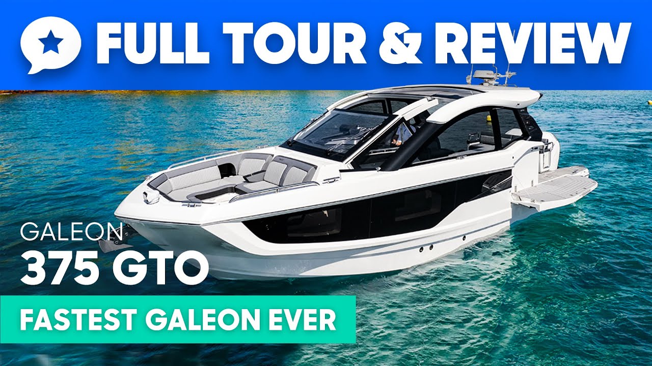 Обзор и экскурсия по яхте Galeon 375 GTO | YachtBuyer