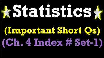 Important short questions chapter 4 Index number for I com Part-2|Business Statistics Guess paper