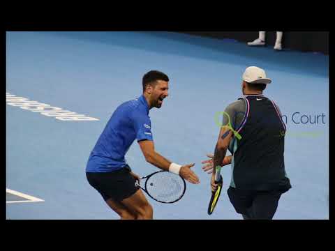 Djoko and Kyrgios steal the show in Brisbane