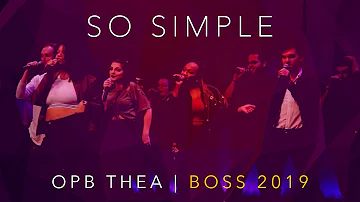 So Simple (opb. Thea) - Mixed Mode - Boston Sings [BOSS] 2019