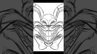 Doodling  design for Glitchtrap  #fnaf #art #fivenightsat...