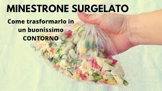 Minestrone Surgelato Come Trasformarlo In Un Buonissimo Contorno Ricetta Facile Ricette Di Gabri Youtube