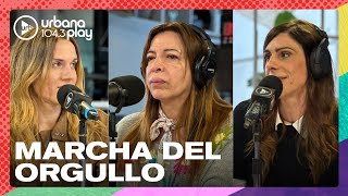 MARCHA DEL ORGULLO: Mey Scápola con Lizy Tagliani, Mariana Genesio y Payuca #Perros2023