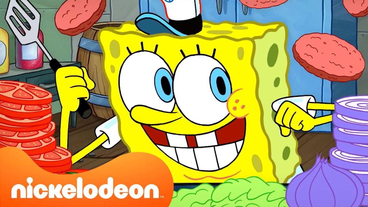 SpongeBob | Wacht, laat SpongeBob koken 🔥 | Compilatie van 60 minuten | Nickelodeon Nederlands