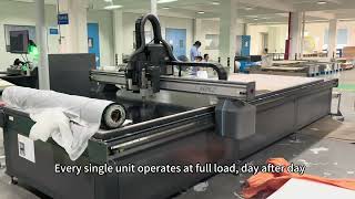 12 x TPS intelligent gasket cutting machines operating at full‑capacity within a client’s workshop.